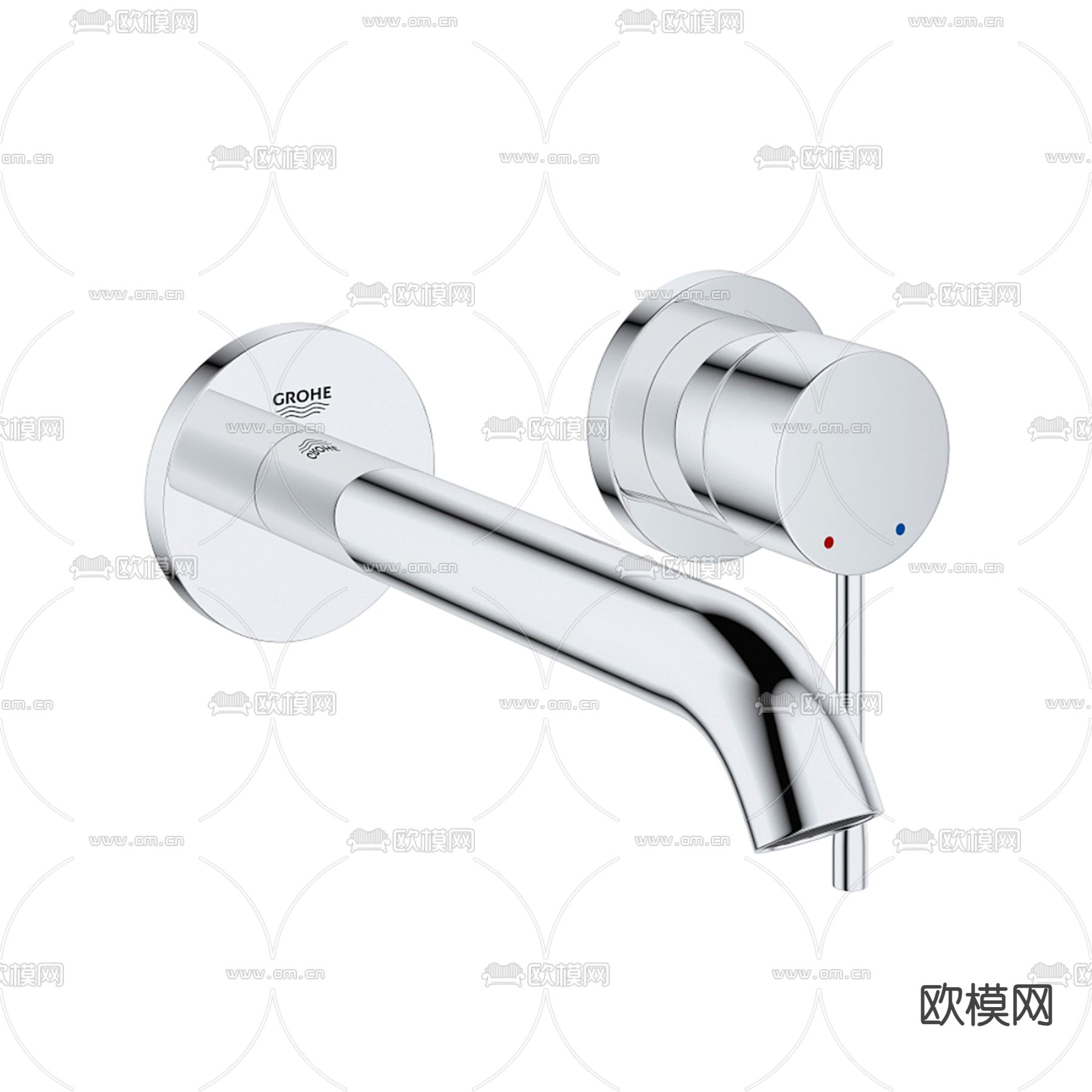 水龙头 花洒3d模型下载（渲染图4）