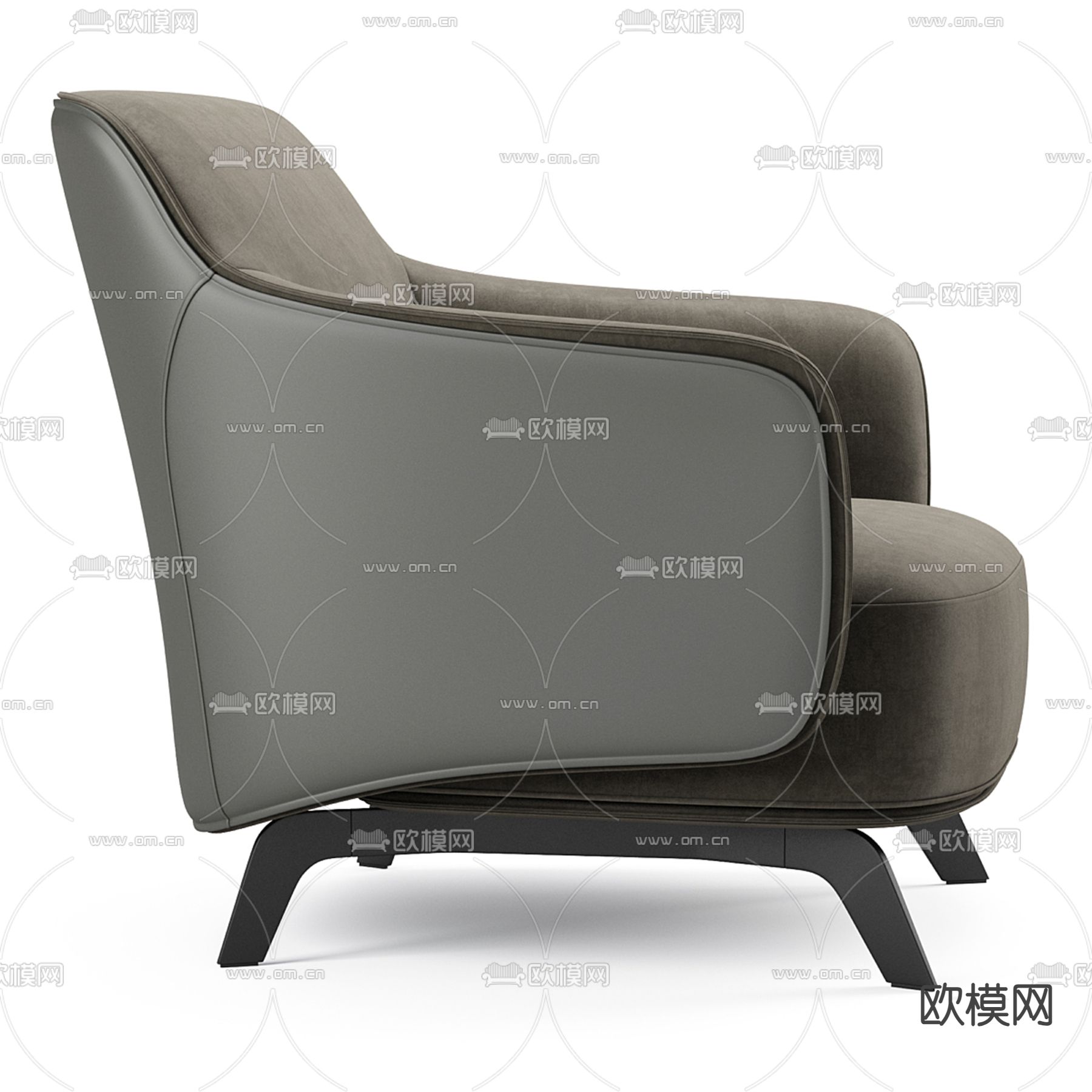 Poliform 单人沙发3d模型下载（渲染图2）