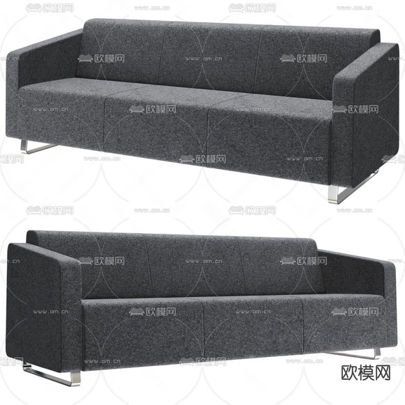 多人沙发3d模型下载
