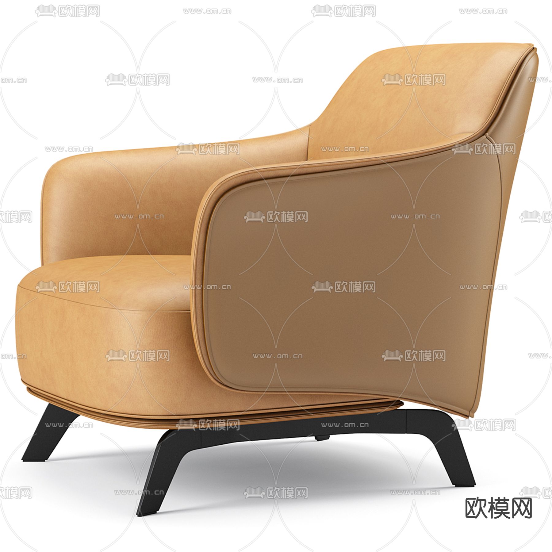 Poliform 单人沙发3d模型下载（渲染图3）