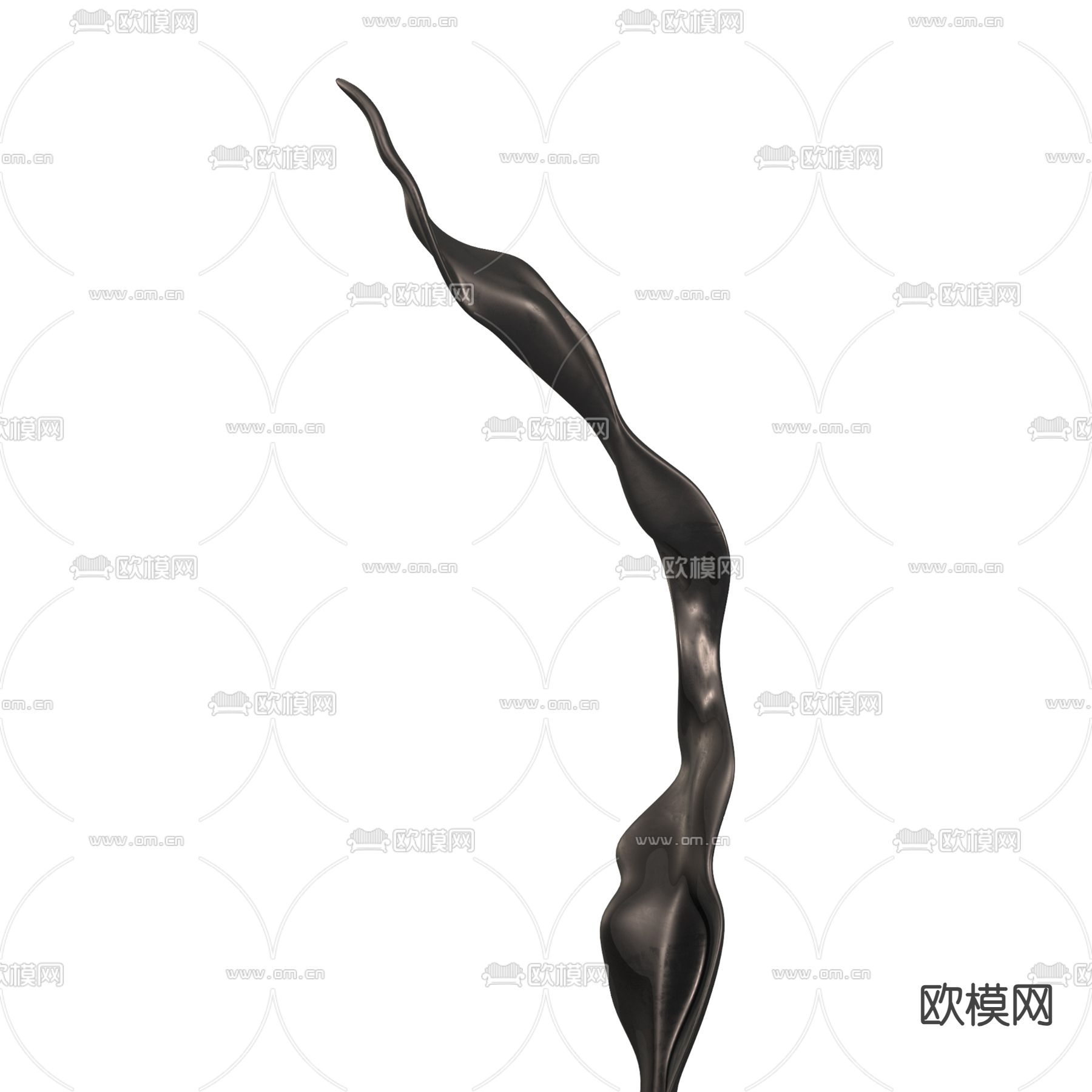 抽象雕塑 艺术摆件3d模型下载（渲染图4）