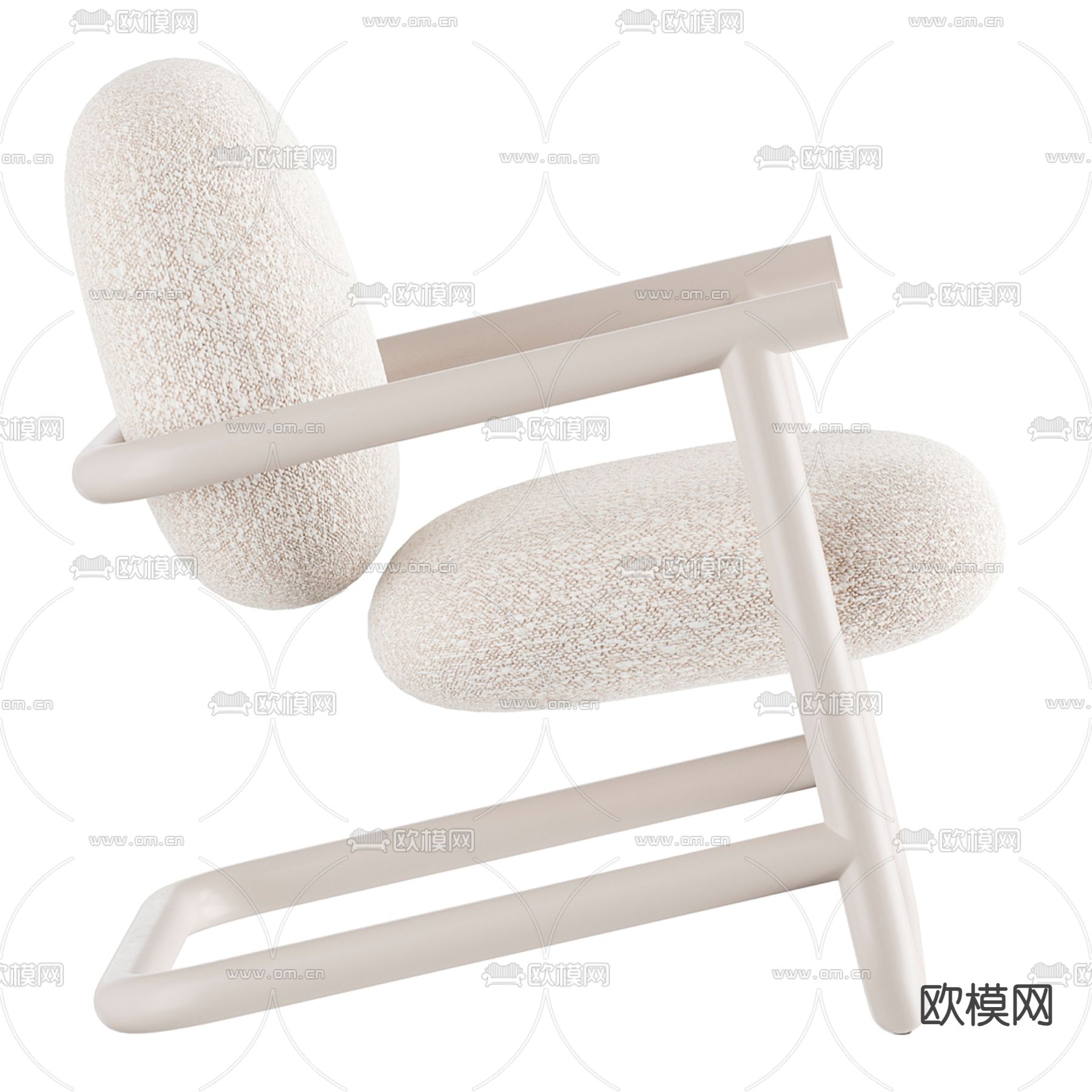 Desalto 椅子 休闲椅3d模型下载（渲染图2）