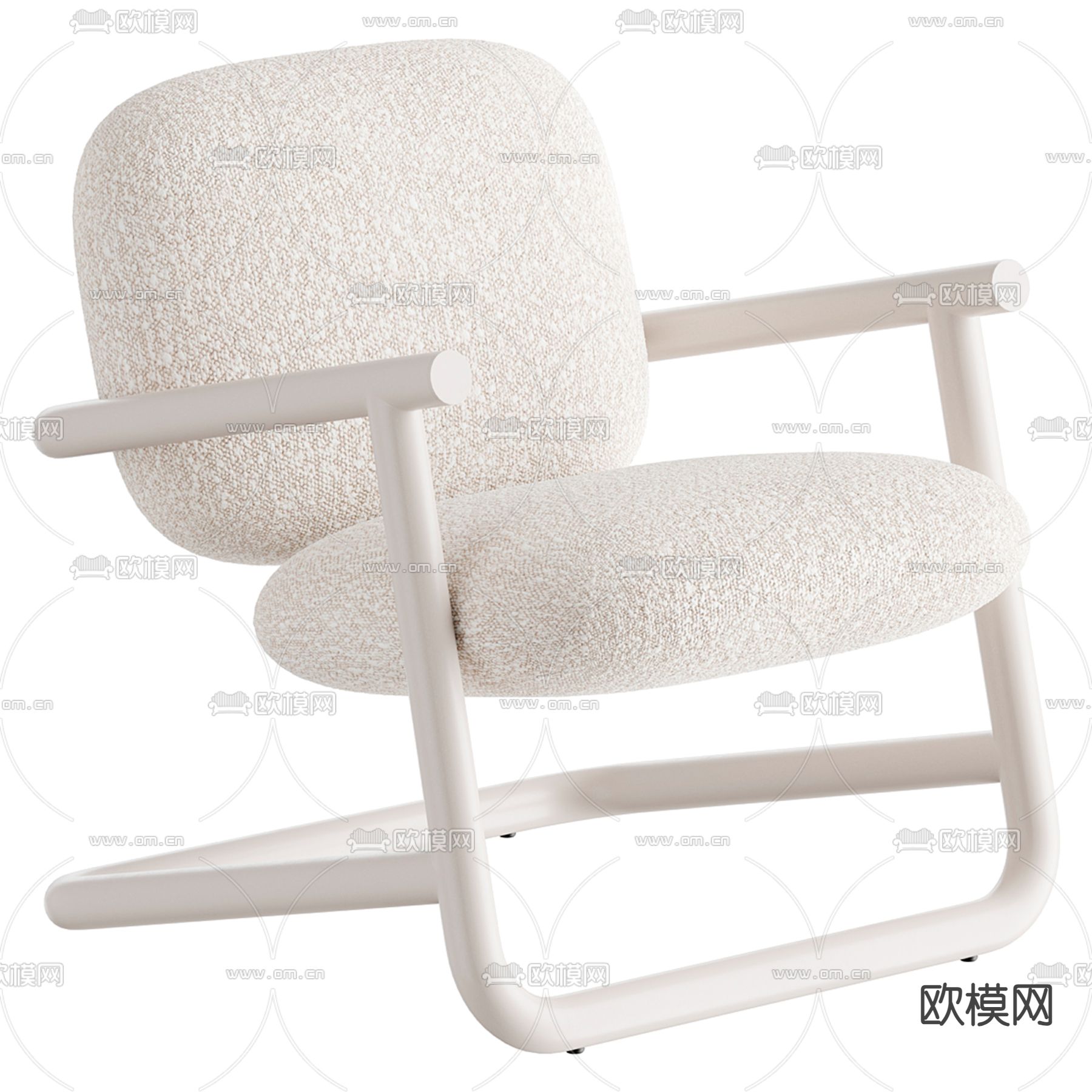 Desalto 椅子 休闲椅3d模型下载（渲染图1）