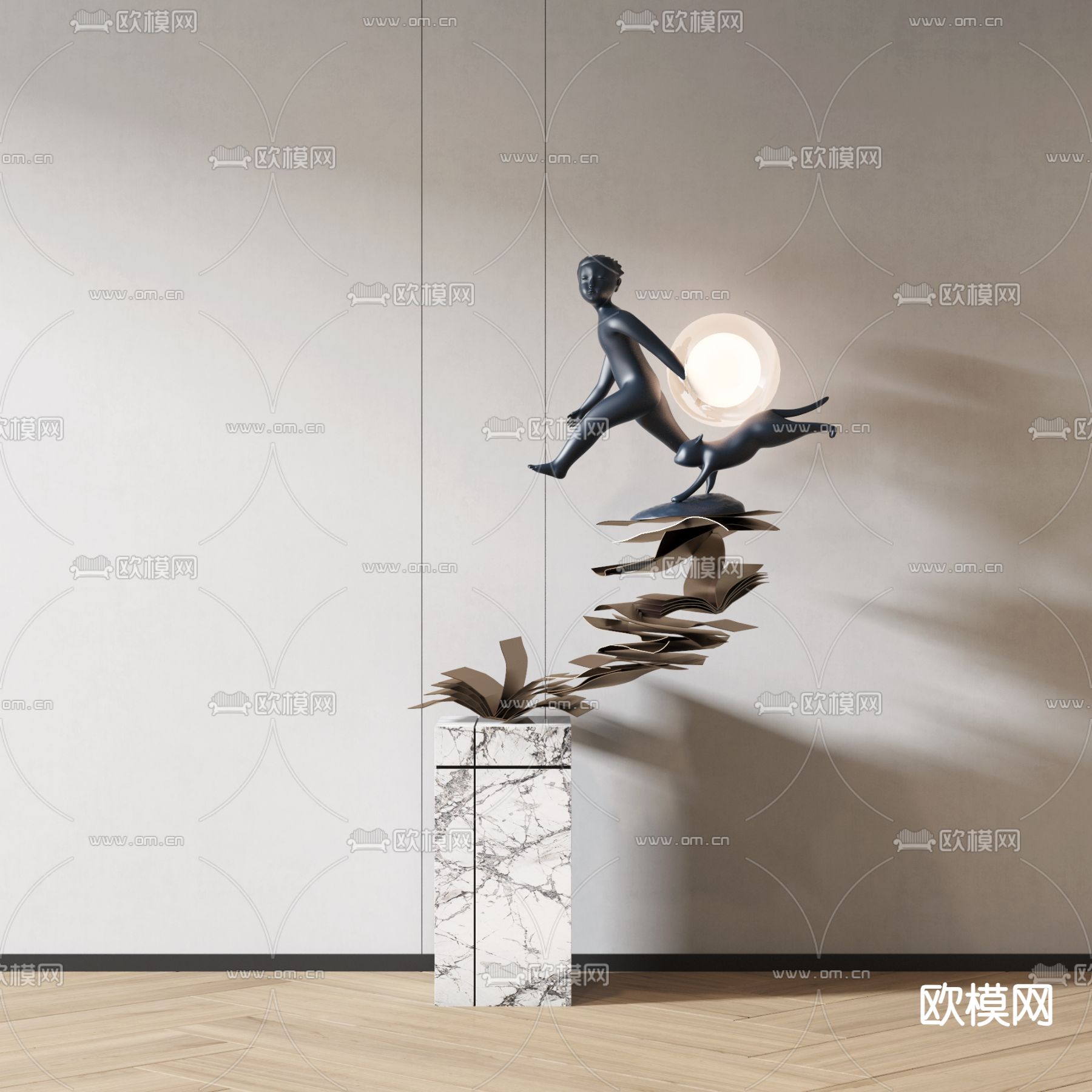 人像雕塑 潮玩 公仔3d模型下载