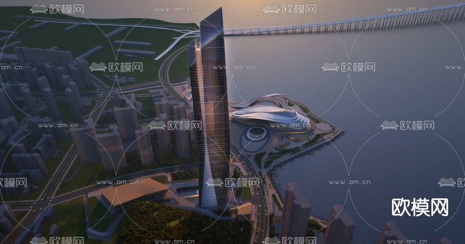 剧院外观3d模型下载