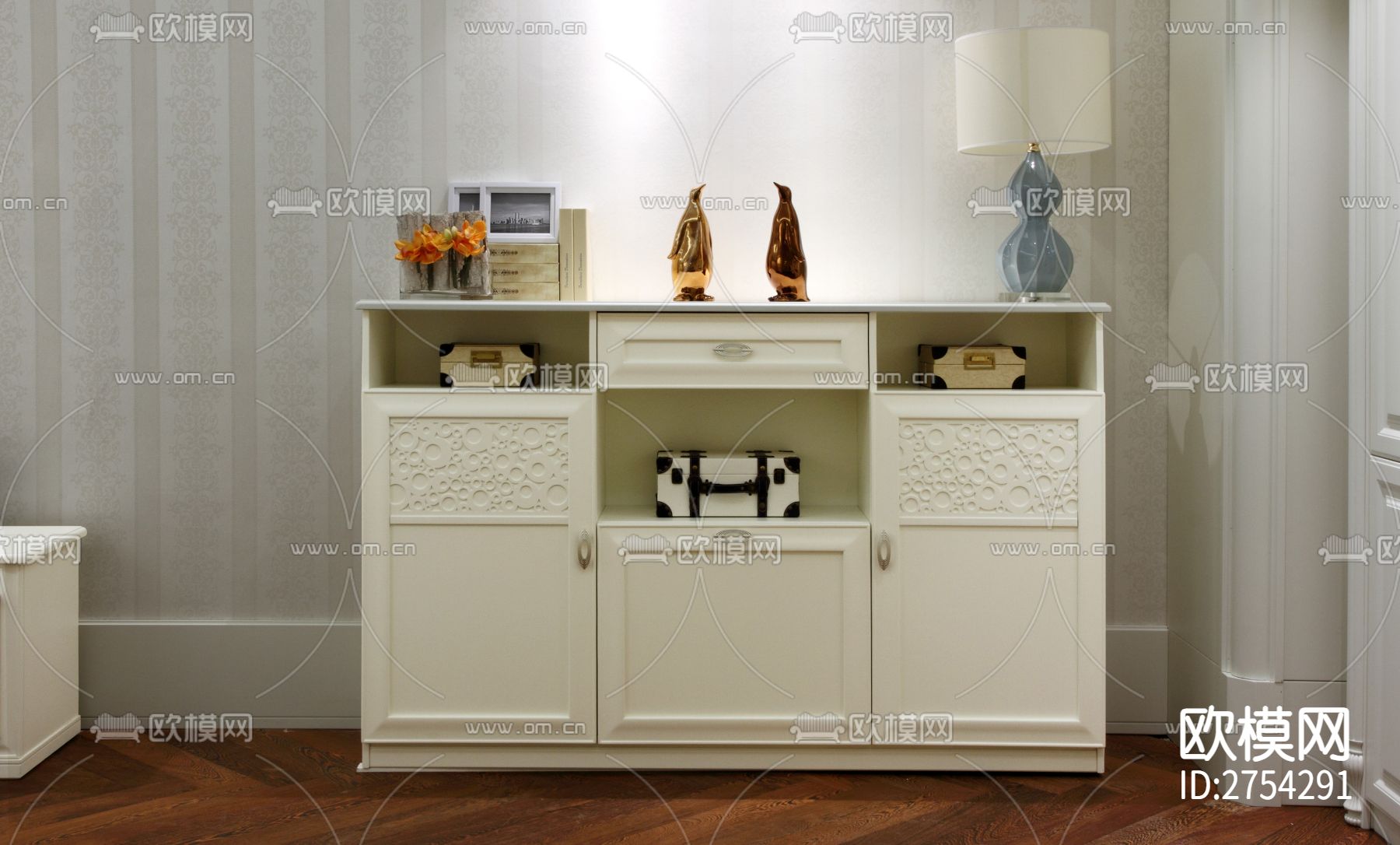 全屋定制cad施工图下载（渲染图8）