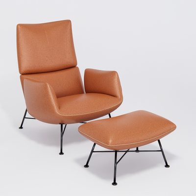  沙发椅 躺椅 脚踏su模型 