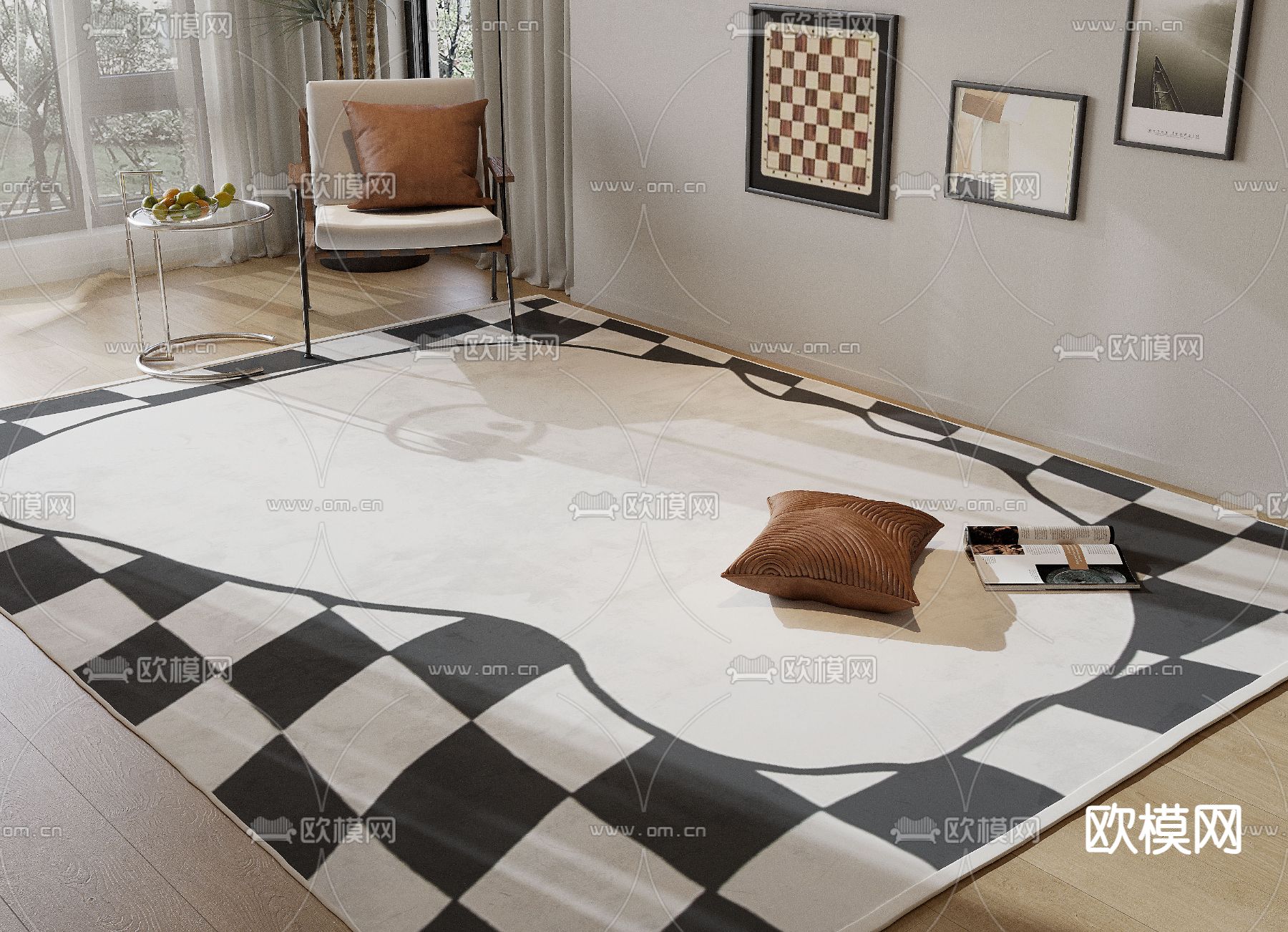 地毯3d模型下载