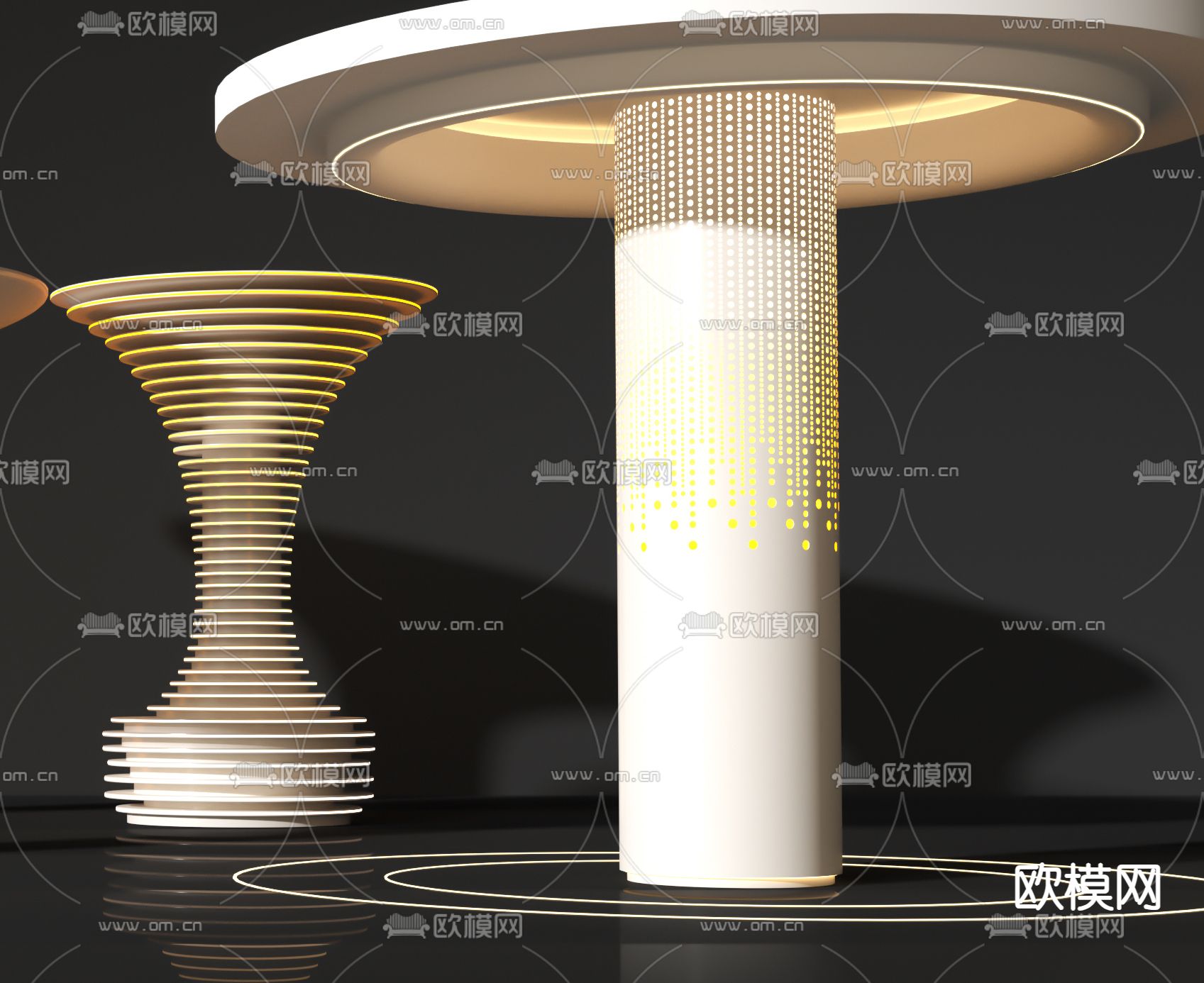 柱子 装饰柱 异形柱 造型柱3d模型下载（渲染图2）