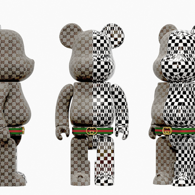  gucci古驰暴力熊 玩具公仔su模型 