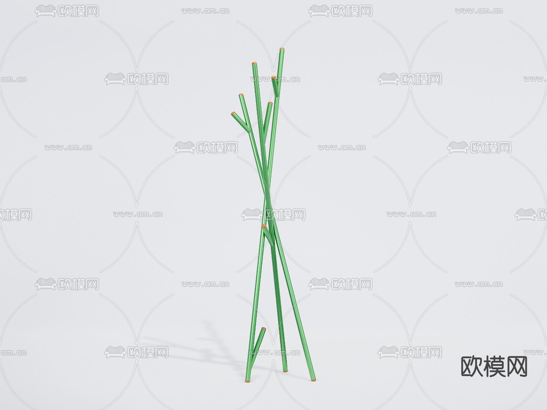 衣架 挂衣杆su模型下载（渲染图3）