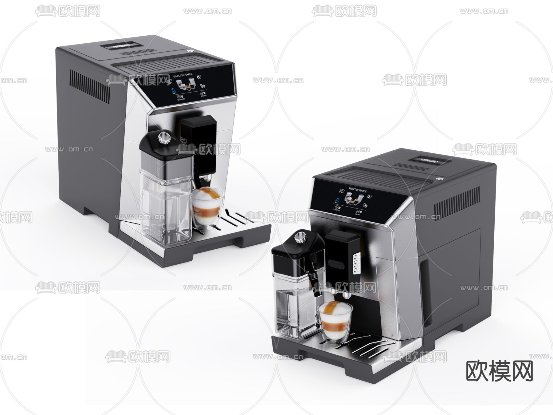 咖啡机su模型下载（渲染图1）