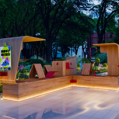  户外坐凳 休闲坐凳su模型 