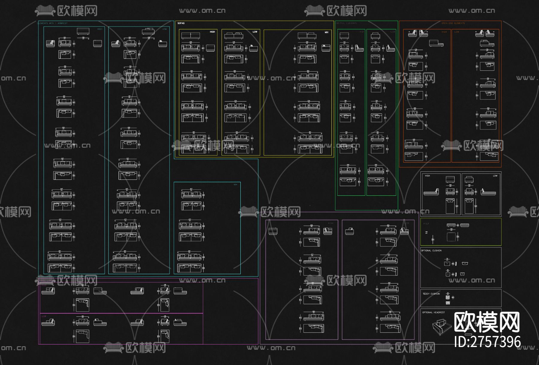 家居CAD图库下载（渲染图7）