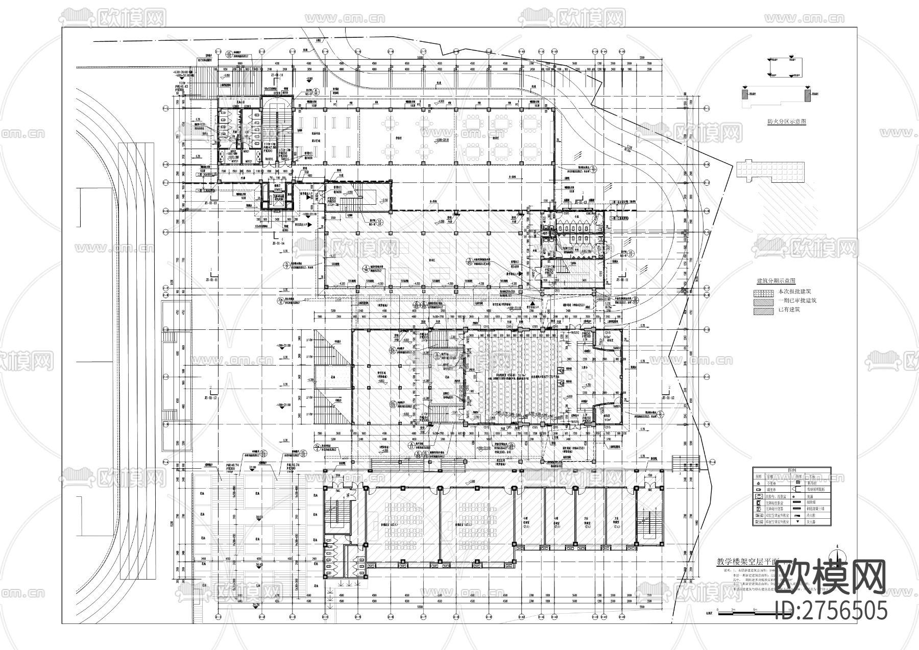 培新小学校改扩建工程cad施工图下载（渲染图10）