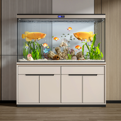  现代鱼缸su模型 