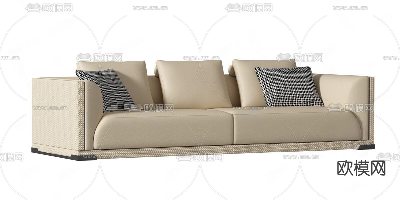 软体沙发 双人沙发3d模型下载