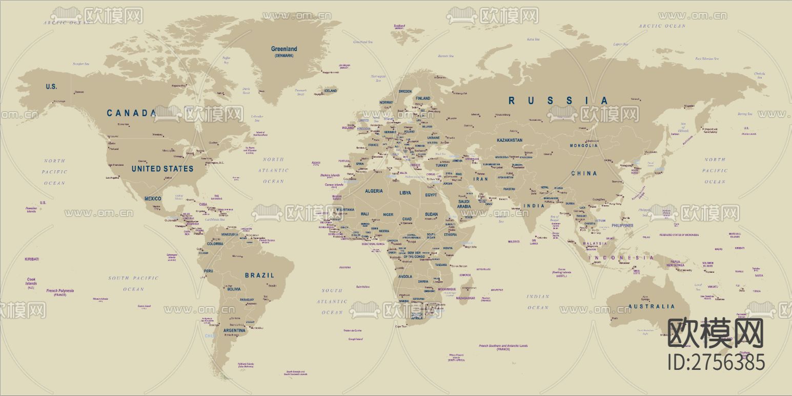 世界地图壁纸