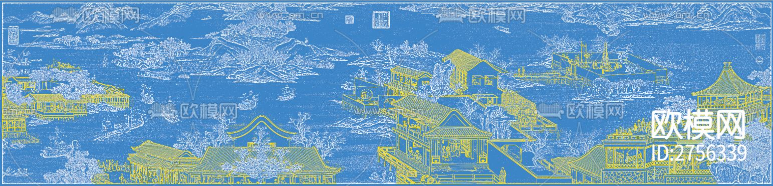 线条建筑壁纸下载（渲染图3）