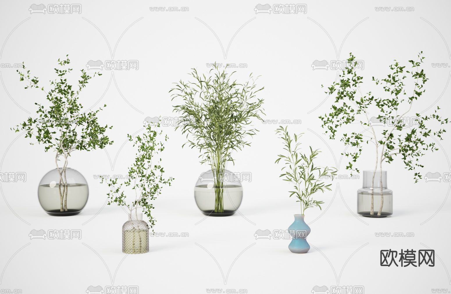 水生植物 水生绿植3d模型下载
