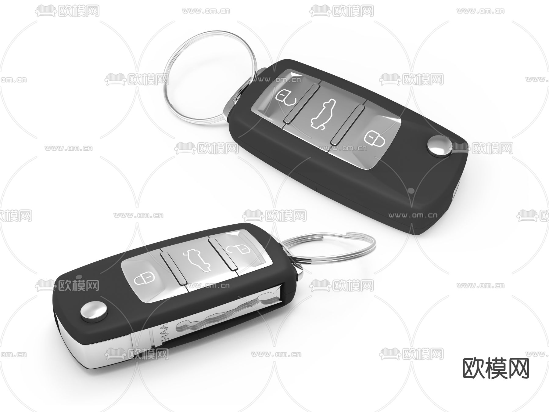汽车钥匙3d模型下载