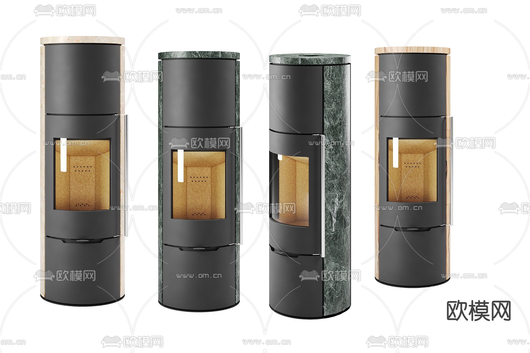 壁炉3d模型下载