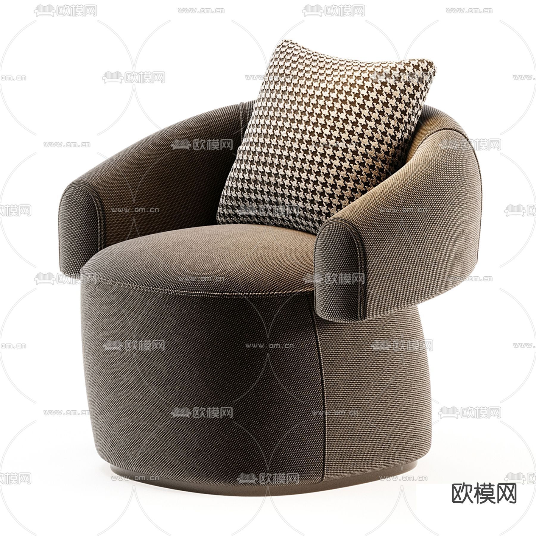 Moroso 单人沙发3d模型下载（渲染图1）