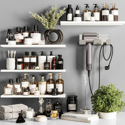  现代洗护用品su模型 