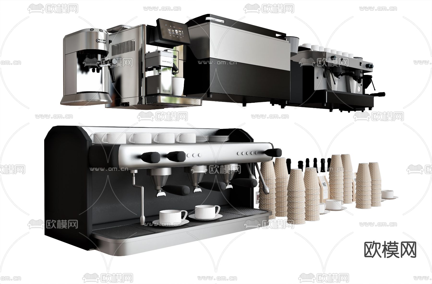 咖啡机  咖啡壶su模型下载（渲染图1）
