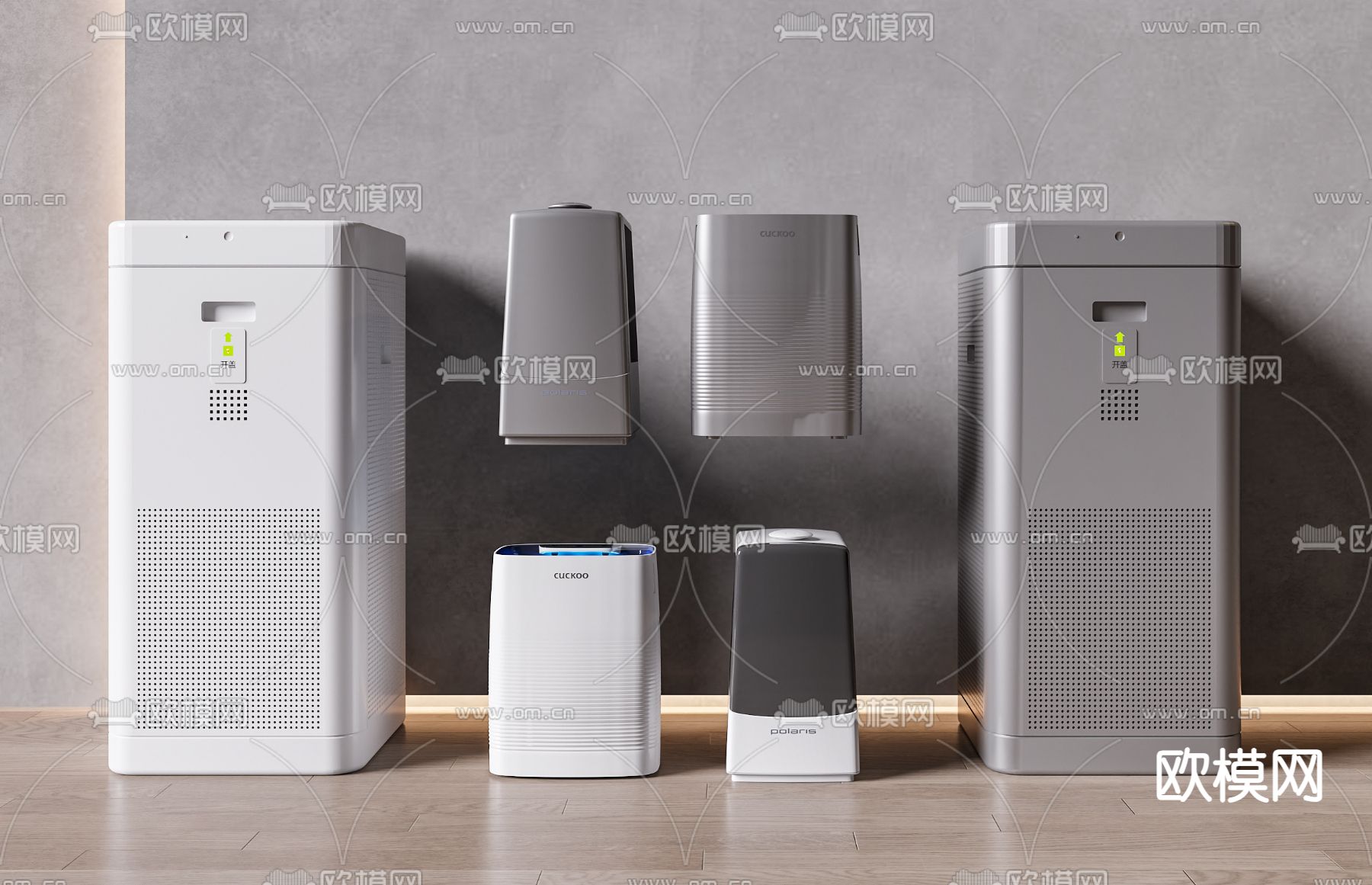 空气净化器 加湿器 除湿机3d模型下载