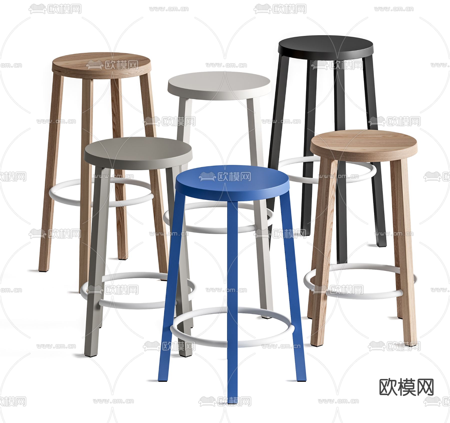 吧椅 吧凳3d模型下载