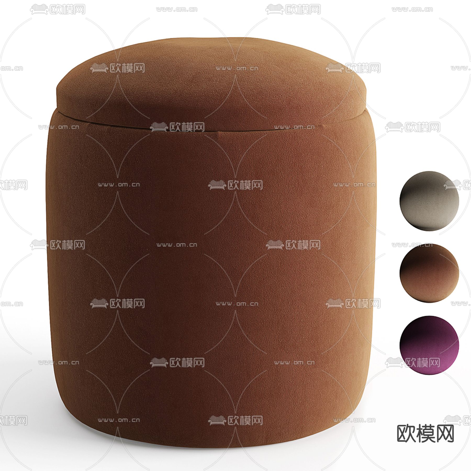 沙发凳 凳子3d模型下载