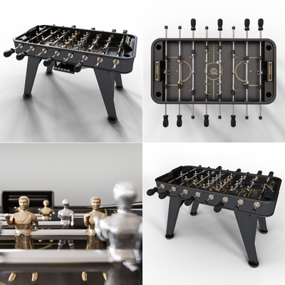  桌面足球 游戏桌su模型 