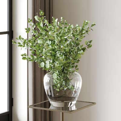 现代花瓶 花艺su模型