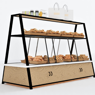  食物饮料 面包 牛角包 蛋糕su模型 