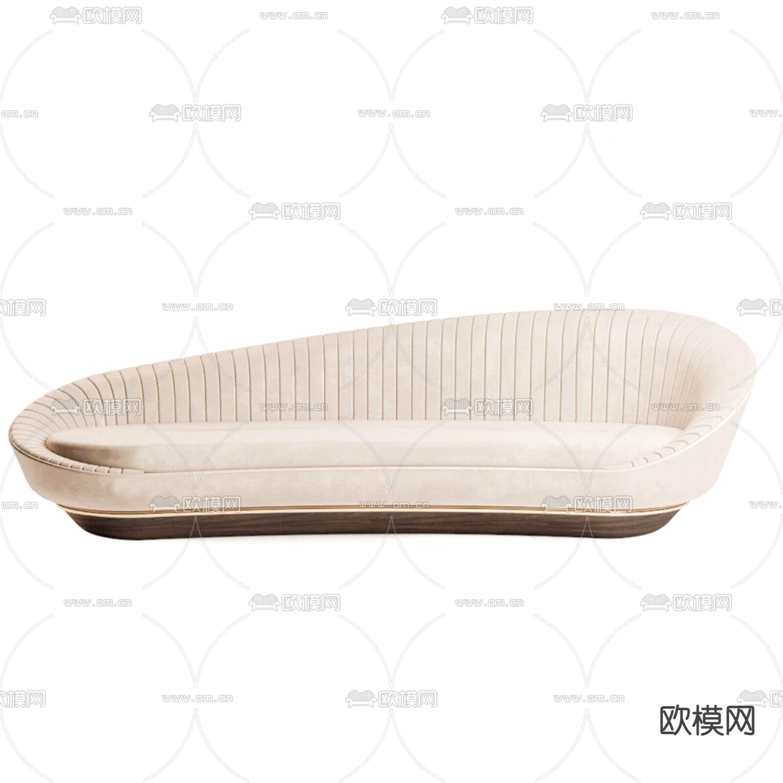 轻奢沙发 多人沙发3d模型下载