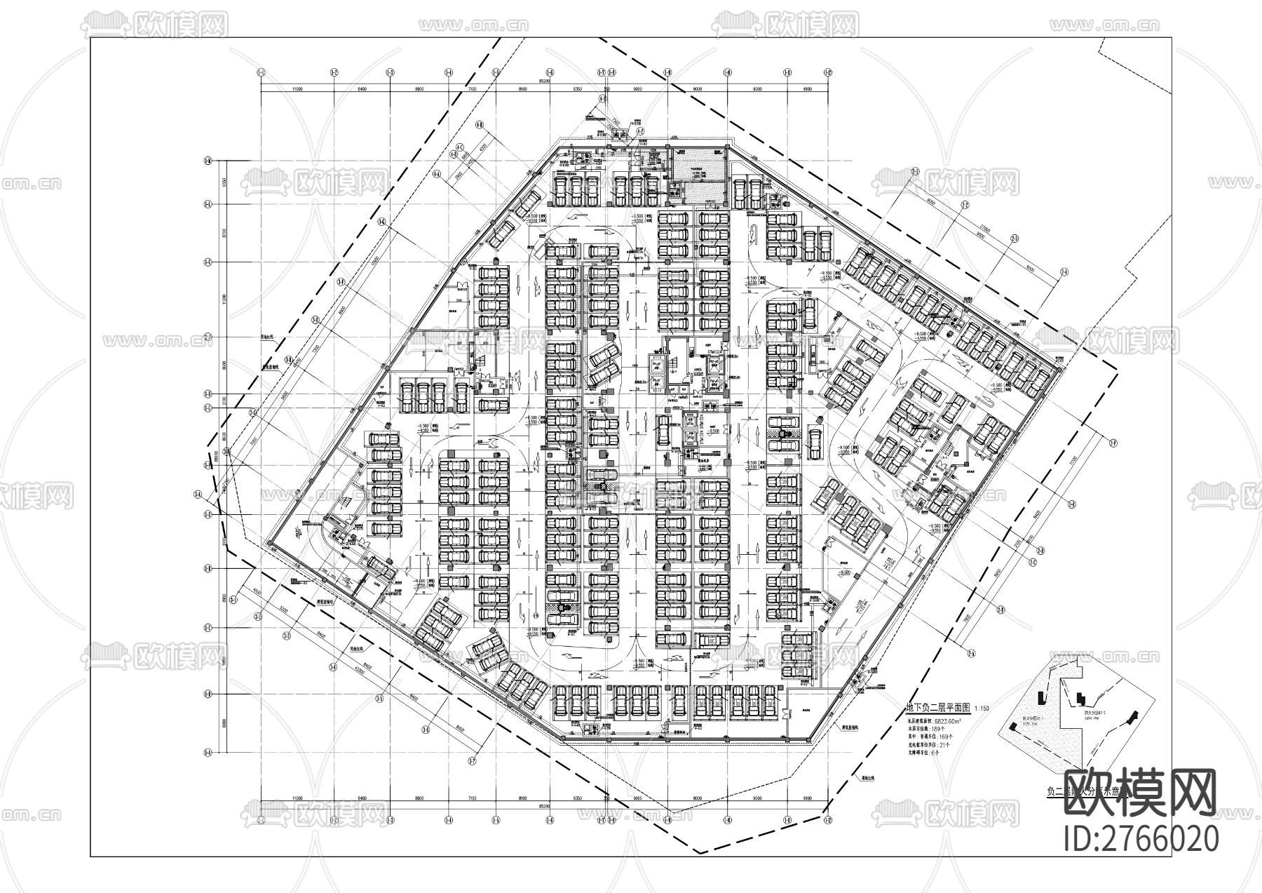 渝铁实业两江新区人和组团N分区渝铁酒店建设项目cad施工图下载（渲染图2）