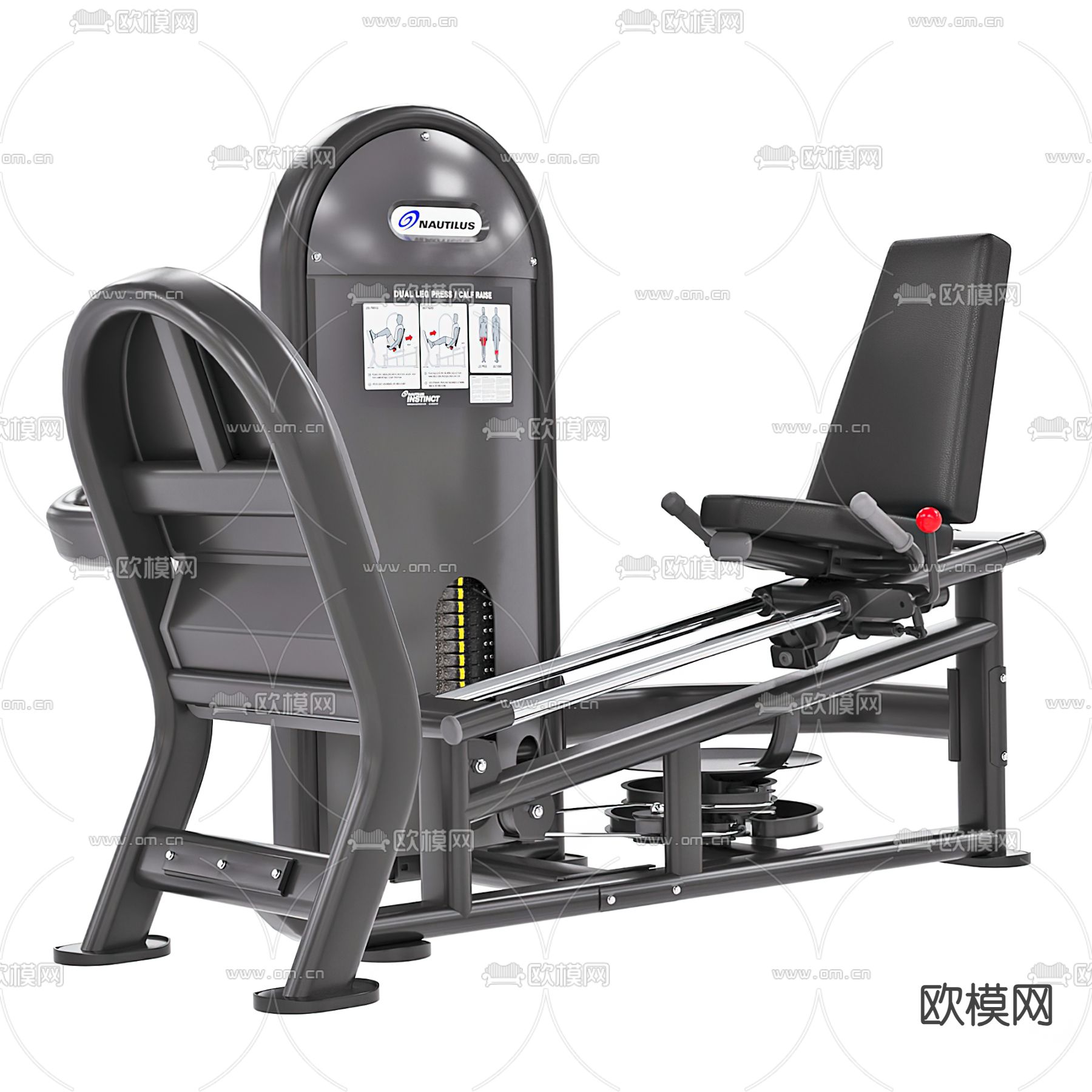 健身器材 练臂器材3d模型下载