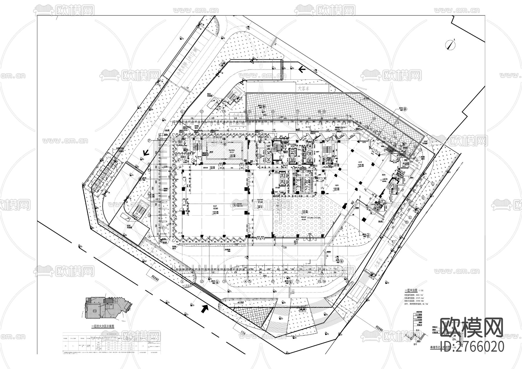渝铁实业两江新区人和组团N分区渝铁酒店建设项目cad施工图下载（渲染图6）