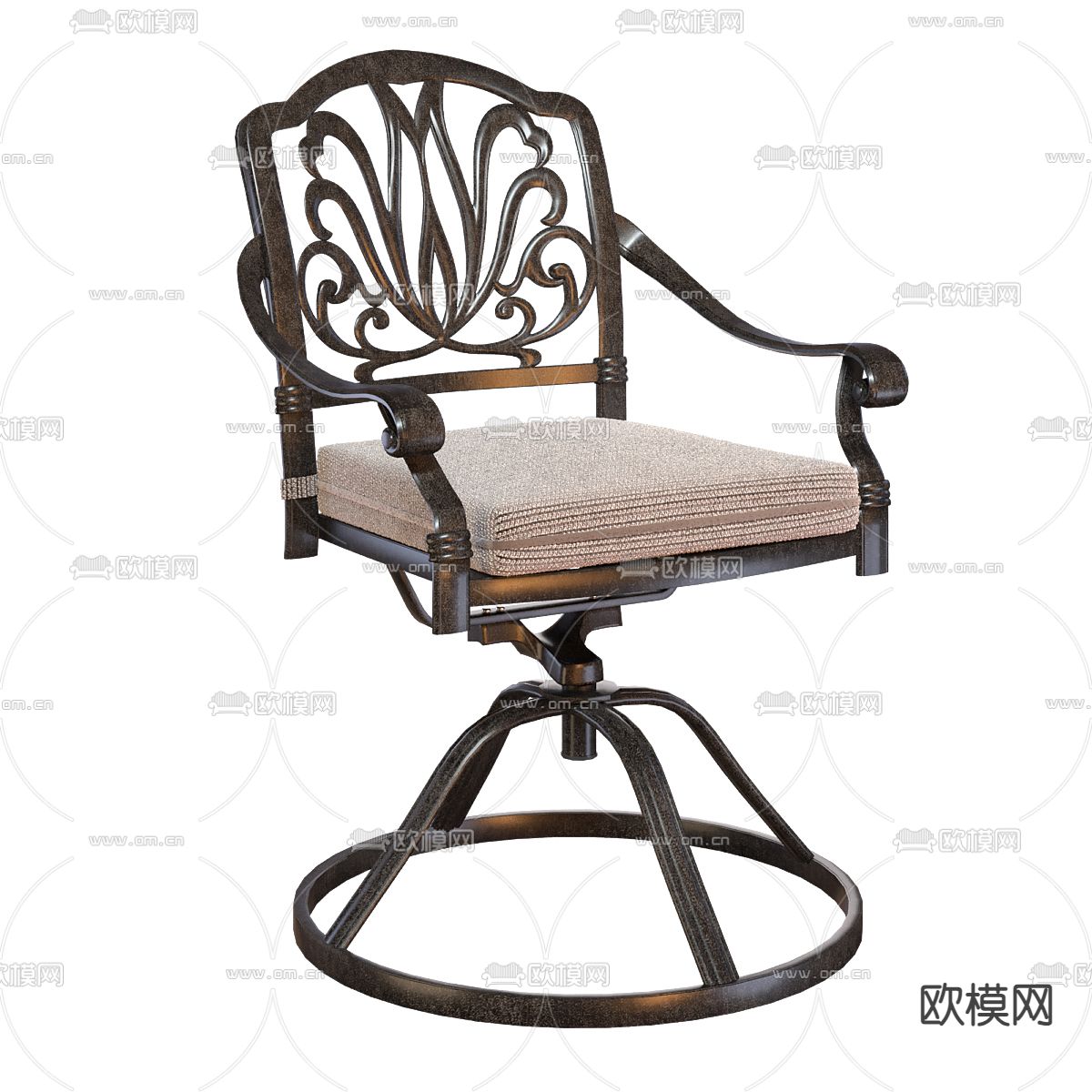 欧式古典椅子 休闲椅3d模型下载