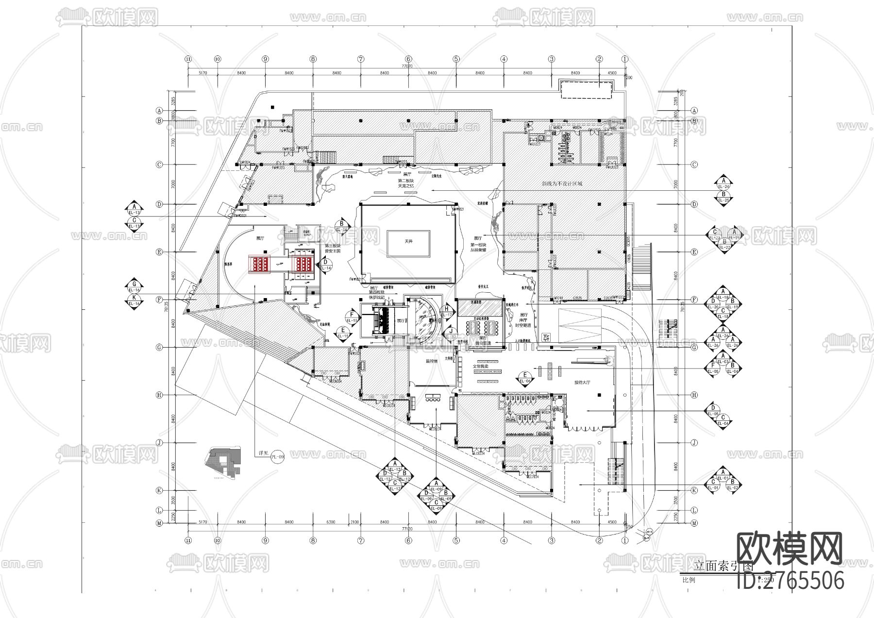 恐龙科普展示中心项目装饰和安装工程下载（渲染图7）