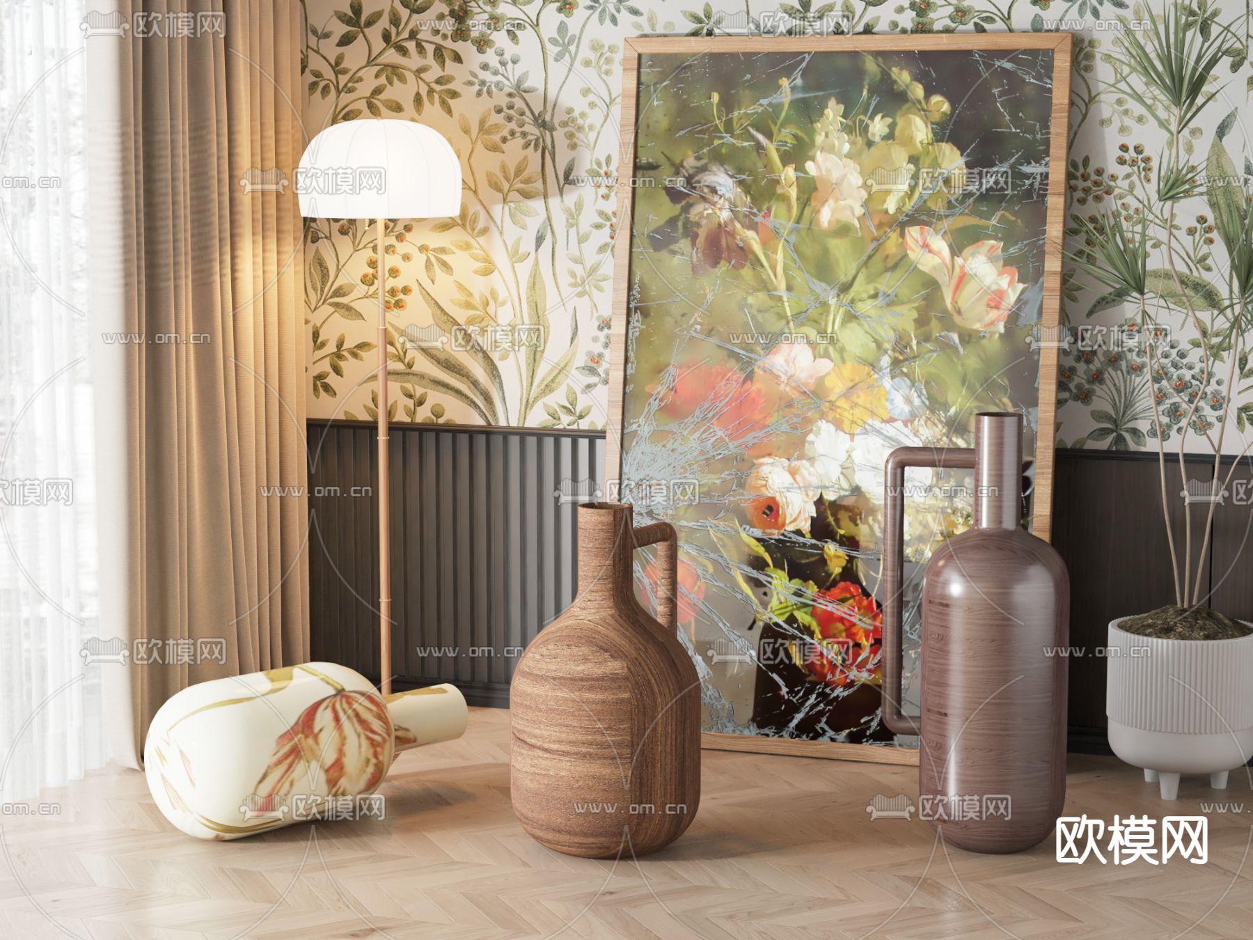 花瓶 陶罐 器皿3d模型下载