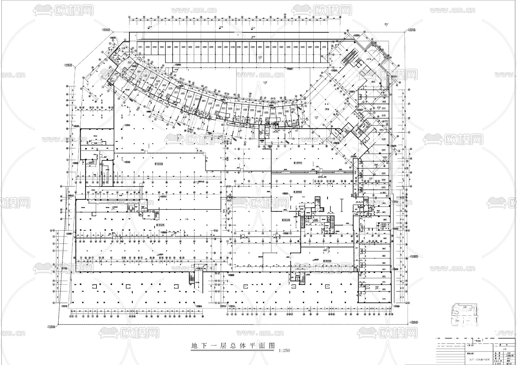 小区平层cad平面布置图下载（渲染图4）