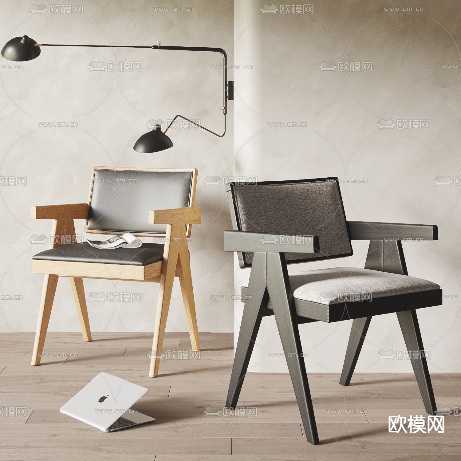 CASSINA 椅子 休闲椅3d模型下载_ID14205780_3dmax免费模型-欧模网