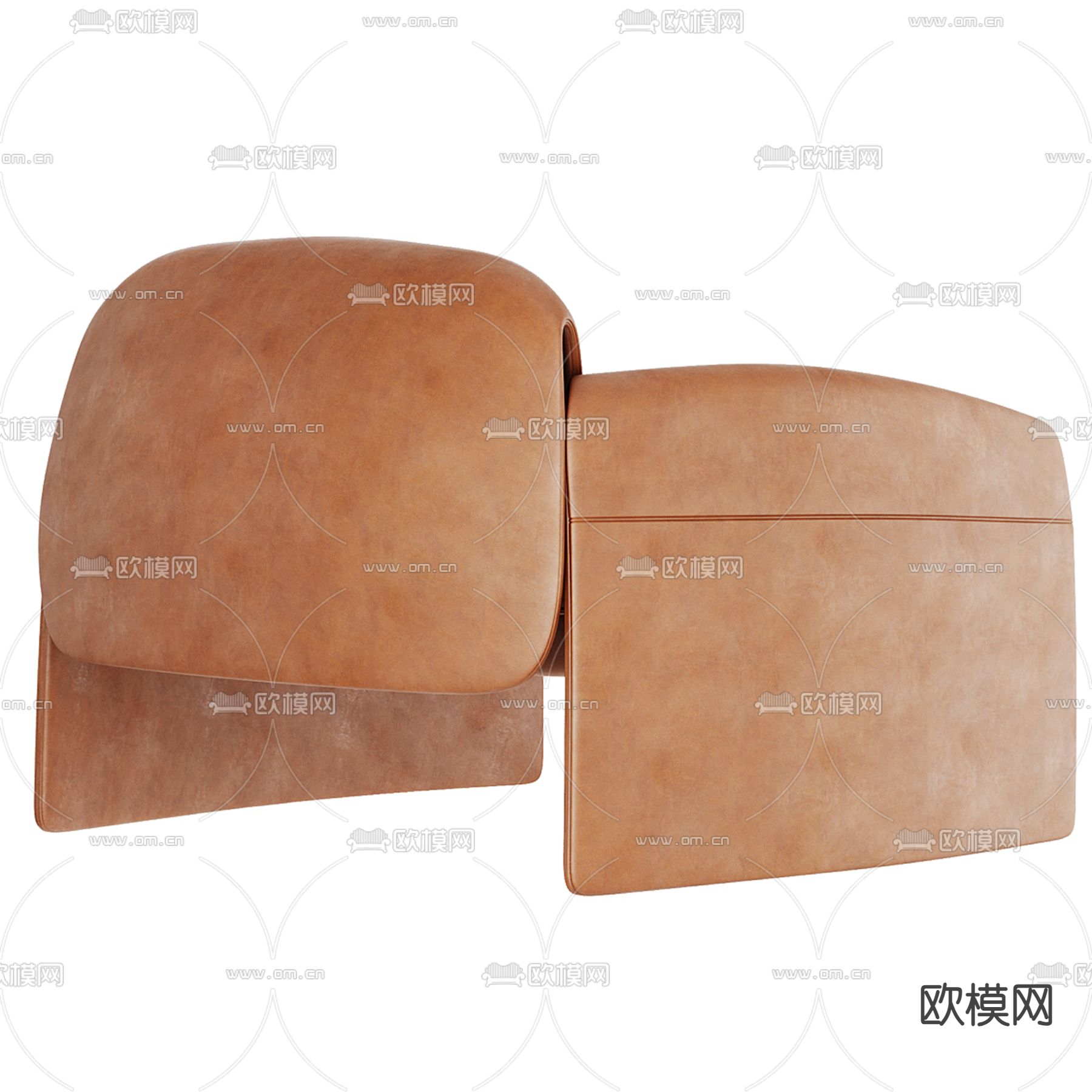 Poliform 螃蟹椅 休闲椅3d模型下载（渲染图3）