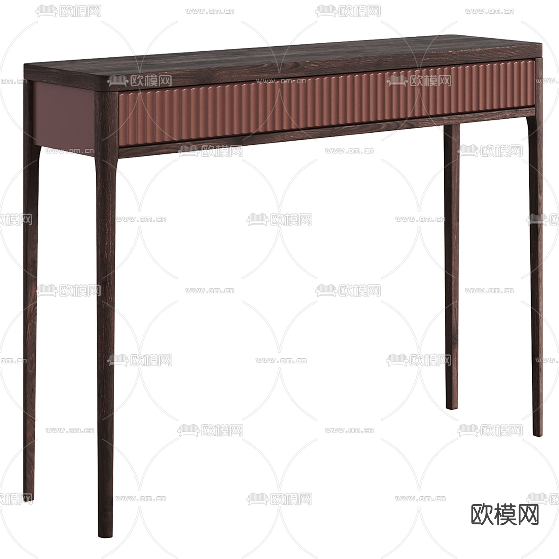 书桌 写字台3d模型下载（渲染图2）