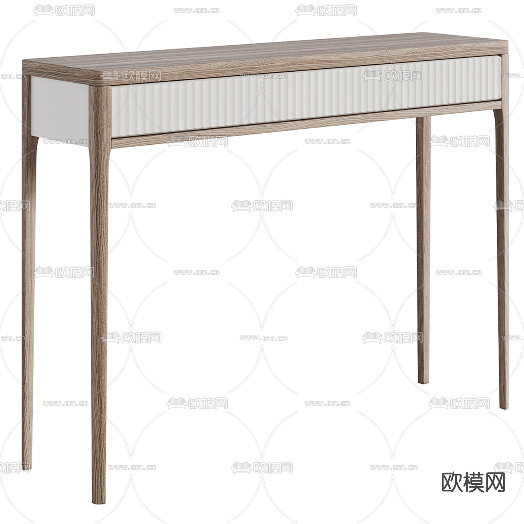 书桌 写字台3d模型下载（渲染图1）