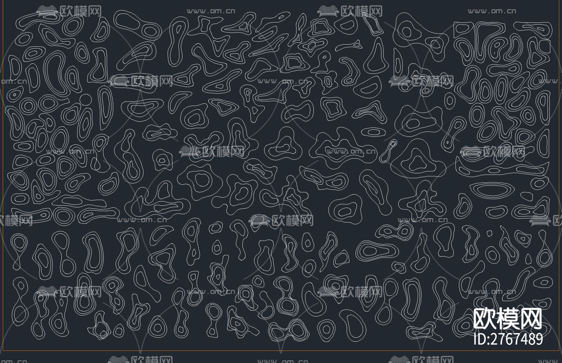 精选4套庭院微地形景观CAD图库下载（渲染图2）