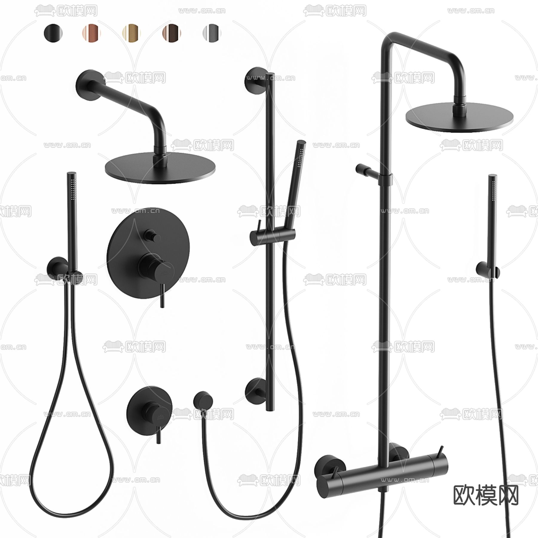 淋浴间3d模型下载（渲染图3）