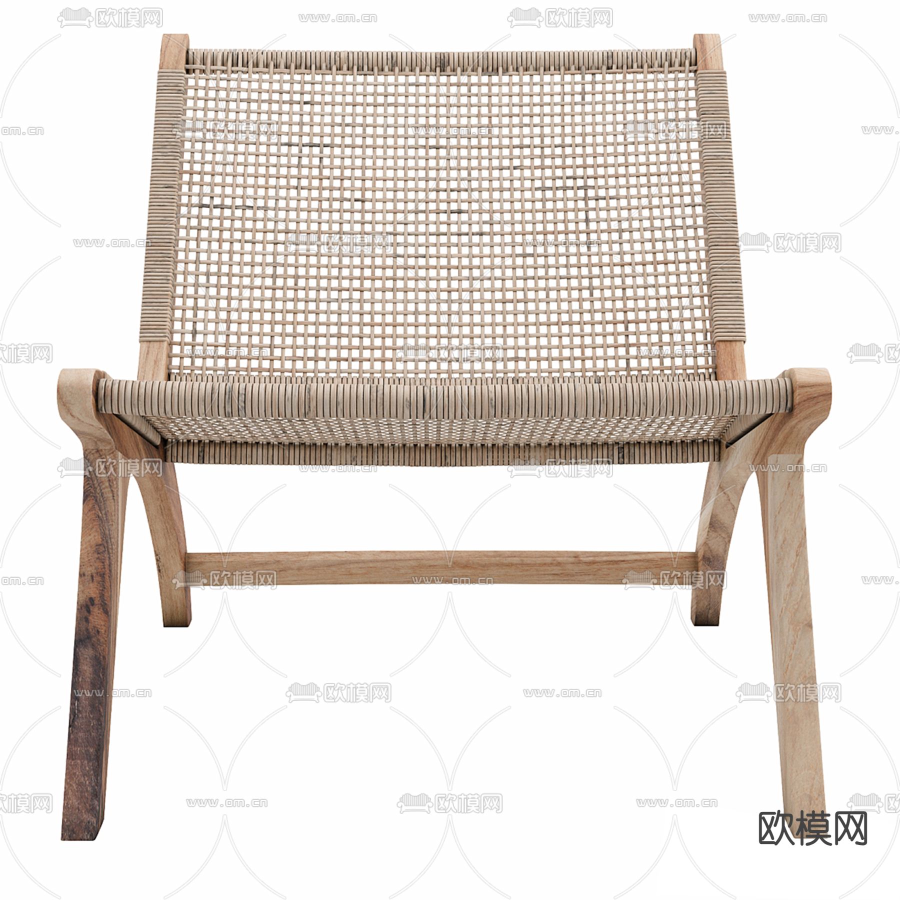 侘寂椅子 休闲椅3d模型下载（渲染图1）